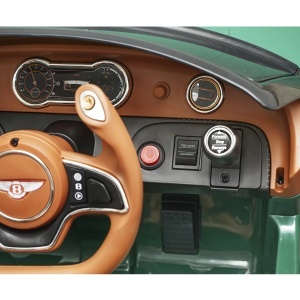 Masinuta electrica cu acumulator si telecomanda Bentley verde 6V/7Ah JE1166, DISLF29V, LEAN CARS - Img 3