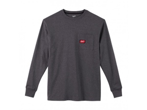 MILWAUKEE Tricou cu mânecă lungă gri WTLSG-M WORKSKIN™ - Img 1