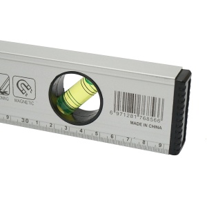 Nivela aluminiu magnetica 400mm, 3 bule de nivel, rigla gradata 0-40cm , Cod: DISPT51, Marca: CROWNMAN - Img 5