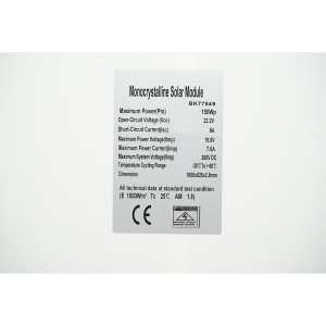 Panou solar 150W fotovoltaic monocristalin, flexibil 1005x825x2.8mm, Cod: BK77549, Brand: BRECKNER GERMANY - Img 6