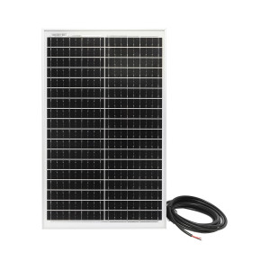 Panou solar 30W/18V fotovoltaic monocristalin 560x345x25mm cu regulator de icarcare 12/24V 10A, cablu 1.5/2m, Cod: BK87425, Brand: BRECKNER GERMANY - Img 2