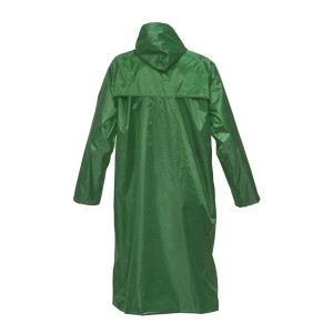 Pelerina cu gluga impermeabila L din poliester cu membrana PVC fante de aerisire, 2 buzunare si fermoar verde, Cod: BK77402, Breckner Germany - Img 3