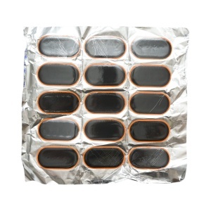 Petice vulcanizare ovale 41x76mm pentru camere de aer 15 buc/set Maruni made in Japan, DISUM85