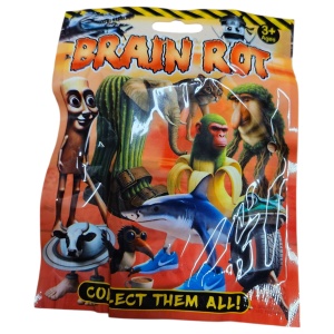 Plic Surpriză „Brain Rot” – Mini Jucărie + 3 Cartonașe de Colecție