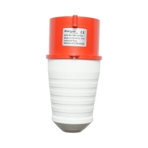 Plug, fisa pentru priza industriala trifazata 32A, 415V, IP44, 6H , Cod: DISMR06, Breckner Germania - Img 2