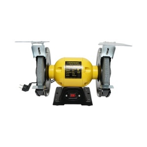 Polizor de banc 400W, 220V disc abraziv 200x20x16mm, viteza rotatie 2950rpm Crownman, CROWN, DISEH16 - Img 3
