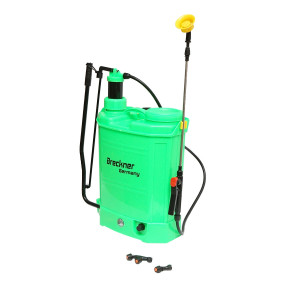 Pompa de stropit vermorel, 2 in 1 manuala si electrica, rezervor 16L, baterie 12V 8Ah, debit 3.1 l/min, Cod: BK88689 Echivalență: DISBE37, Breckner Germany - Img 2