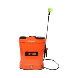 Pompa de stropit, vermorel electric cu rezervor 16L, baterie 12V/8Ah, 4 duze, debit 4 l/min , Cod: 40TH284, Marca: THOR