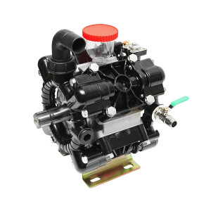 Pompa diafragmatica cu 4 membrane Z=6/8,4mm debit 120 L/min 25 bar pentru erbicidator (compatibila model polonez), Cod: BK98526, Brand: BRECKNER GERMANY - Img 3