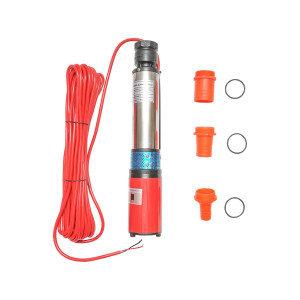 Pompa submersibila, pentru panou solar 24V/300W 8A, debit 4m3/h, D80mm, Cod: DISEU93 - Img 1