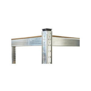 Raft metalic cu 5 polite MDF, 180x120x40cm, 250kg/polita, montaj fara suruburi, galvanizat, Cod: BK92957, Echivalență: DISEG52, Breckner Germany - Img 5
