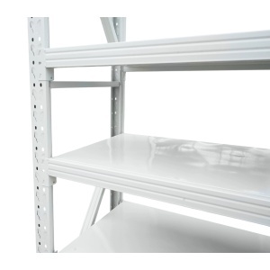 Raft metalic depozitare 5 nivele 200x60x250cm, 300 kg/polita, gri Breckner Germany, Breckner Germany, DISAY24 - Img 6