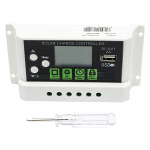 Regulator tensiune pentru panou solar 10A 12V/24V port USB 5V/2A, Cod: BK87456, Brand: BRECKNER GERMANY