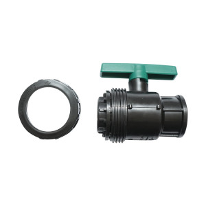 Robinet mufa cu bila, filet interior, D11/2x11/2 toll, PN10, pentru sisteme de irigatii, Cod: DISLU92, Poelsan - Img 2