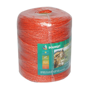 Rola fir portocalie fi 2mm 3x0.15mm SS, 500m gard electric, rezistenta 15 Ohm, Cod: 93RG530, Brand: BOURGET - Img 2