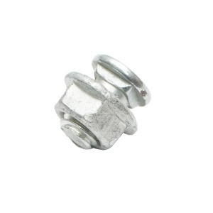 Set 100 suruburi cu piulita M8x12mm pentru element imbinare jgheab metalic, DISNK61