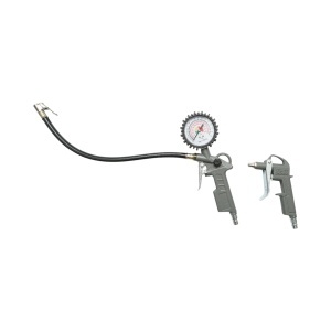 Set 5 piese aer comprimat cu furtun spiralat 5m, pistol spalat, vopsit, umflat si suflat aer, DISRK50 - Img 3