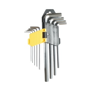 Set 9 chei imbus hexagonale 1.5-10mm cu brat lung profesional Cr-V , Cod: DISDD49 , Brand: CROWNMAN - Img 2
