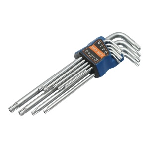 Set 9 chei imbus torx T10-T50 (1.5-10mm) cu brat lung si cap sferic Cr-V, Cod: DISPY23 - Img 3