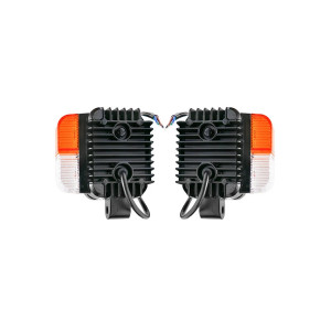Set faruri universale tractor stanga si dreapta cu LED 10-80V, temperatura culoare 6000K, pozitii 3W LED si semnalizare 3W LED, Cod: BK69132, Brand: BRECKNER GERMANY - Img 5