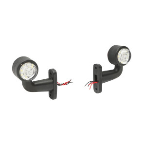 Set lampi laterale de gabarit cu LED 12/24V, rosu-alb FR0103, Cod: BK69443, Brand: BRECKNER GERMANY - Img 3