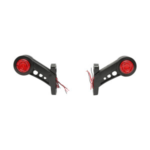 Set lampi laterale de gabarit cu LED 12-24V, rosu-alb, PVC elastic, Cod: BK69513, Brand: BRECKNER GERMANY - Img 2