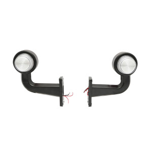 Set lampi laterale gabarit led-neon cu brat 12-24V rosu/alb FR0148R/W, Cod: BK69559, Brand: BRECKNER GERMANY - Img 2