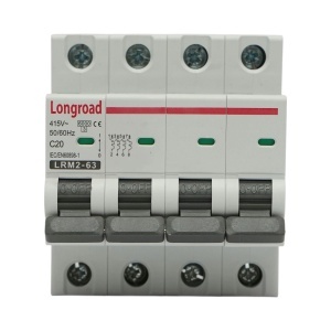 Siguranta automata intrerupator MCB 4P 20A 415VAC Longroad, BK77765