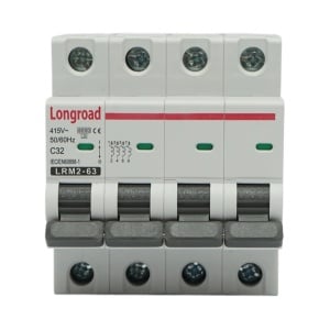 Siguranta automata intrerupator MCB 4P 32A 415VAC Longroad, BK77767