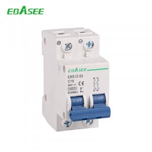 Siguranta automata tip intreruptor 2P, 20A, 500V, EBS1Z-63, Ebasee - Img 1