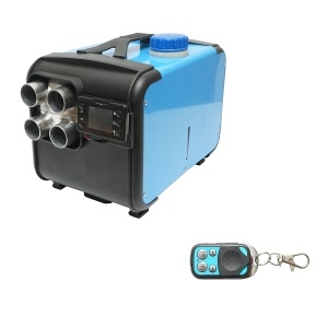 Sirocou, incalzitor stationar portabil 12-24/220V, 5KW, display LCD, cu telecomanda si bujie Kyocera Breckner Germany, BK78256