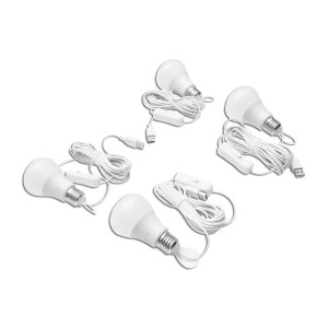 Sistem pentru iluminat cu 4 becuri LED, panou solar, 9V/12W si 1xUSB incarcare telefon, Cod: BK69218 Echivalență: DISDW38, Breckner Germany - Img 6