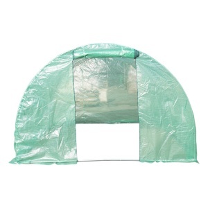 Solar de gradina 400x300x200cm, folie verde PE cu plasa 140g/mp UV, 1 usa, 8 ferestre, teava otel galvanizat 19mm THOR, THOR, 40TH444 - Img 2