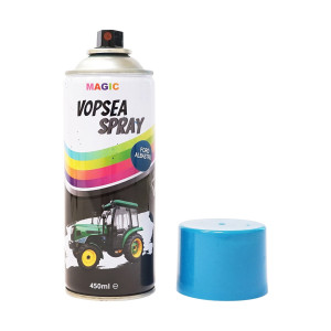 Spray vopsea auto albastru tip Ford profesionala cu uscare rapida 450ml, Cod: BK835111, Brand: MAGIC - Img 2