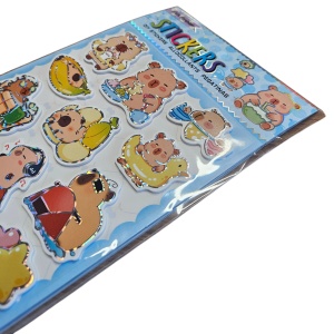 Sticker 3D Capybara – 21 cm, Decor Autocolant Adorabil - Img 3