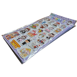 Sticker 3D Labubu – 21 cm, Model Drăgălaș pentru Decor