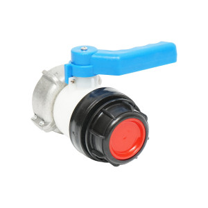 Supapa cu bila bazin IBC S60x6, DN50 diametru filet 75mm, garnitura EPDM Cod: DISGP41, - Img 1
