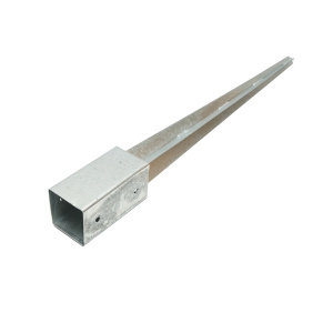 Suport stalp tip tarus 71x71x750mm, otel zincat, galvanizat, Cod