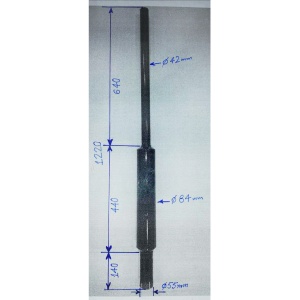 Toba esapament pentru Massey Ferguson 240 O/M, Cod: DISFE57, Brand: UTB - Img 2