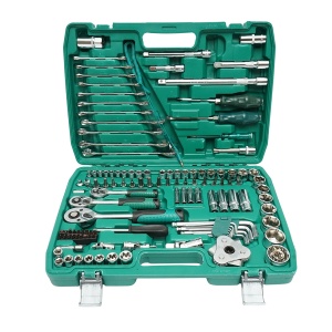 Trusa chei tubulare hexagonale, fixe, torx, imbus antrenor cu clichet 121 piese , Cod: BK80640, Brand: BRECKNER GERMANY
