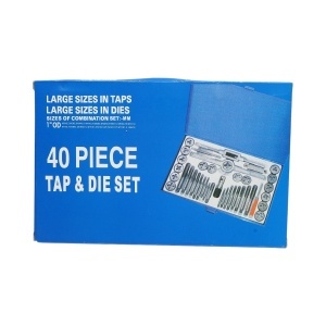 Trusa tarozi si filiere metrice M3-M12mm 40 piese , Cod: BK56550, Breckner Germania - Img 4