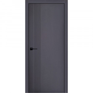 Usa interior, KD 13, lemn & mdf, 70x200cm, antracit mat, reversibila, KDoors