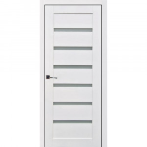 Usa interior, KD 2, lemn & mdf, 80x200cm, alb mat, reversibila, KDoors