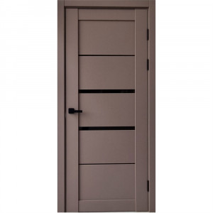 Usa interior, R03BG, lemn & mdf, 80x200cm, cappucino mat, reversibila, Doors