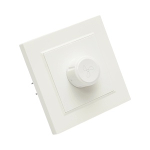 Variator de tensiune ventilator alb incastrat 500W, 220V, ABS 80x80mm, DISRP32 - Img 4