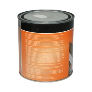 Vopsea email anticoroziva 3 in 1 gri platin D69 pe baza de solvent, direct pe rugina, interior si exterior 1L Breckner Germany, BK89018 - Img 2