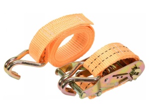 VOREL Curea de fixare a încărcăturii cu clichet 2 m x 38 mm / 2 t - Img 1