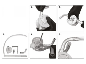 VOREL Pompă de santină artificială 15 litri/minut aluminiu - Img 4
