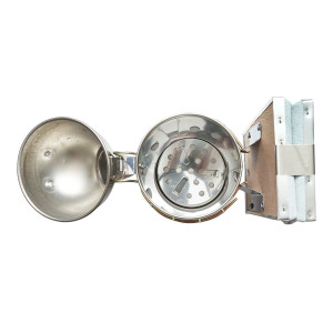 Afumator albine din inox cu cilindru scut termic si burduf din piele 250mm, Cod: DISKS28 - Img 4