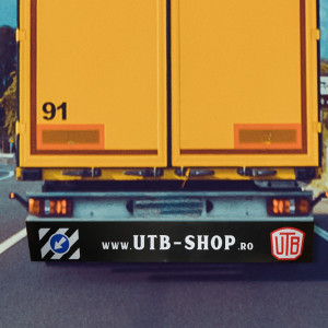 Aparatoare noroi camion HIGH QUALITY 240x35cm din cauciuc rezistent, Cod: BK92729, inscriptionat cu UTB SHOP - Img 2